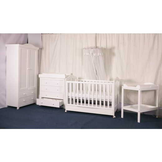 BABYWORTH BW02 Classic Cot Change Table Chest Robe Mattress Pad PACKAGE