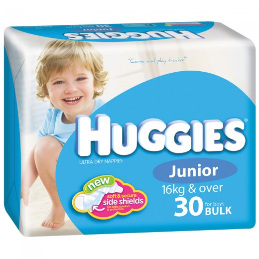 huggies junior nappies