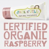 Jack N' Jill Raspberry, Natural Toothpaste 50g/1.76oz x 6